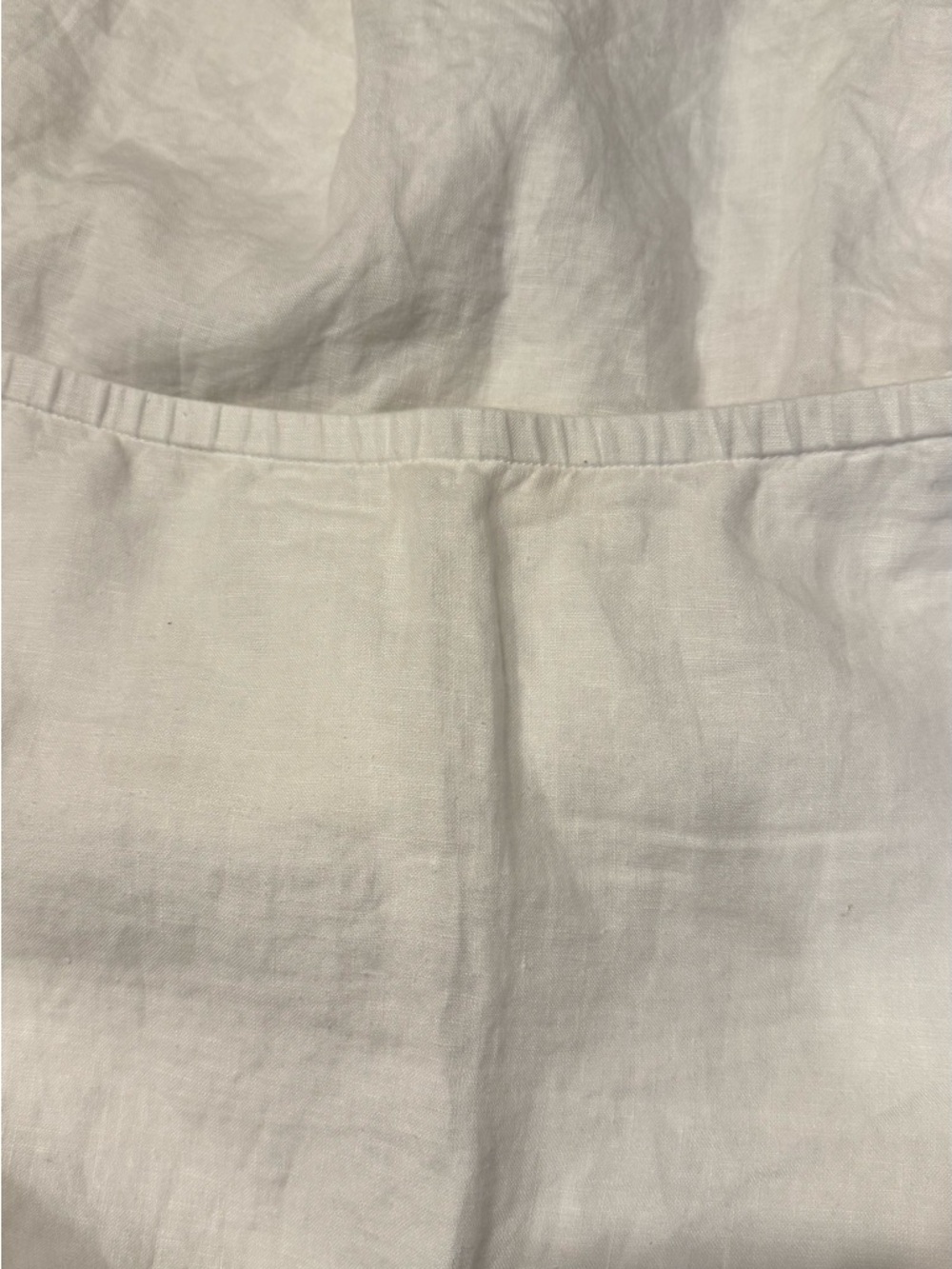 Eileen Fisher - White - 100% Organic Linen - Midi Skirt A Line - size Large / XL - Picture 8 of 12